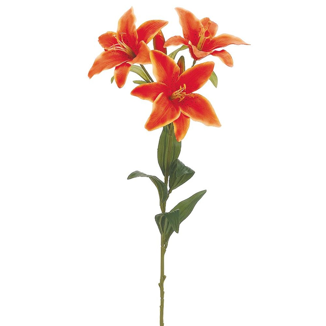 Allstate Two-Tone Day Lily Artificial Floral Spray - 30" - Orange and Yellow